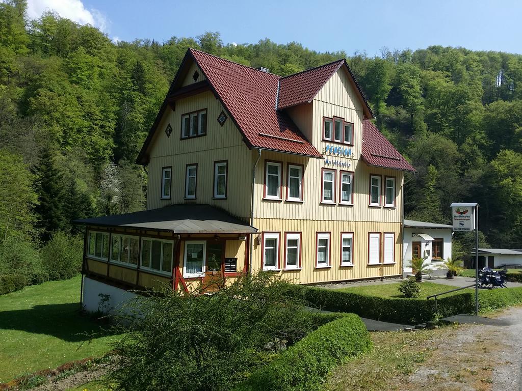 Pension Waldfrieden Thale Bagian luar foto