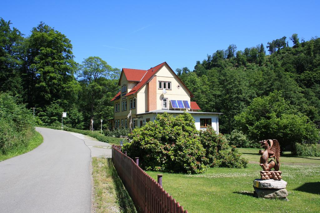 Pension Waldfrieden Thale Bagian luar foto